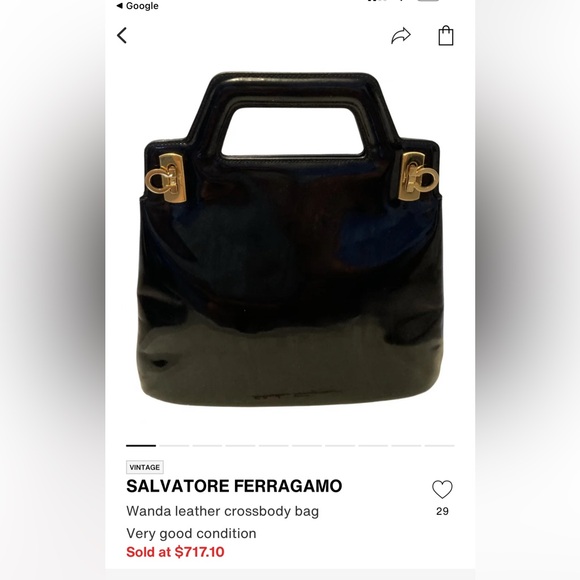 Ferragamo Gancini Wanda with crossbody strap vintage - Picture 17 of 17